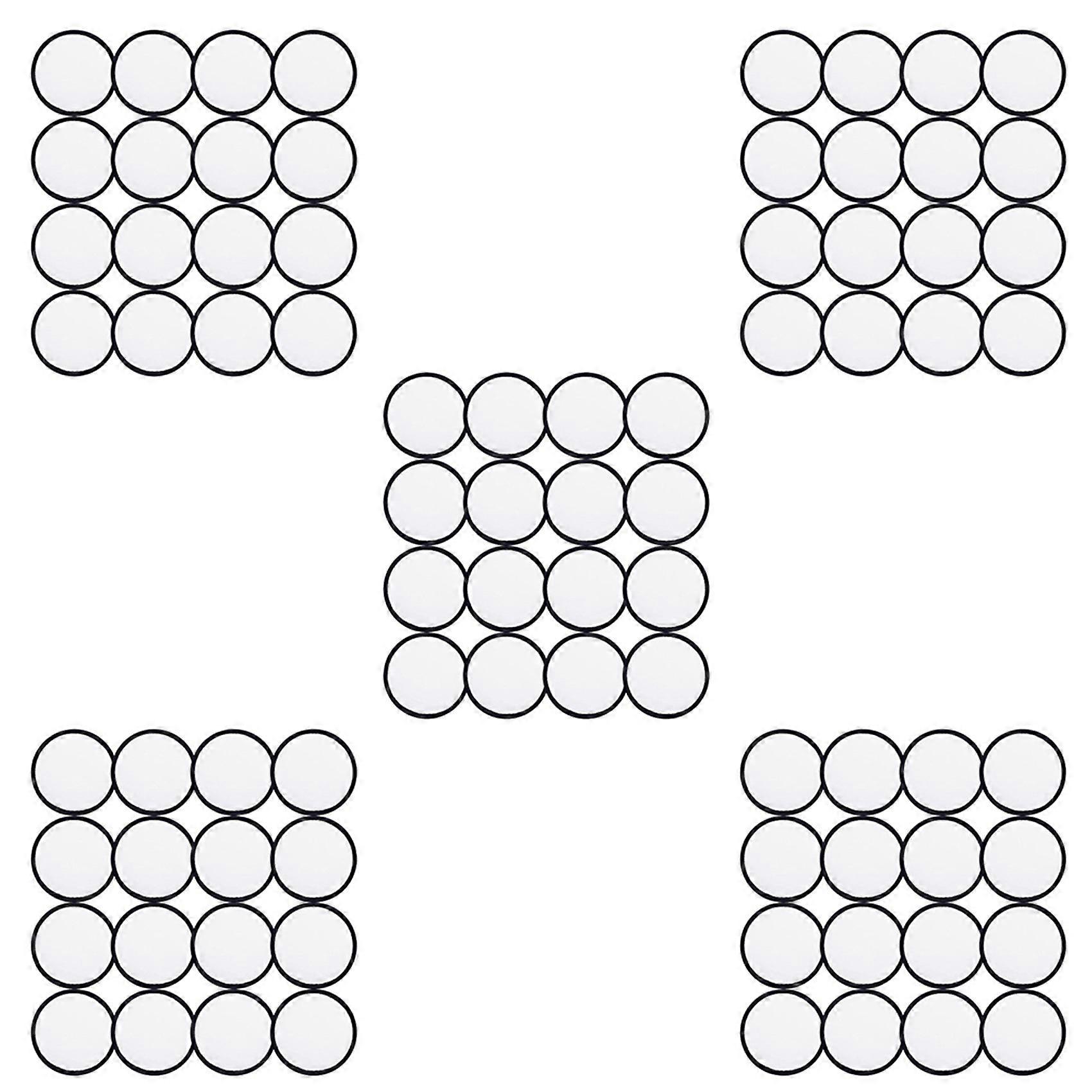 80 Pieces Sublimation Patch Blanks Quality Fabric Iron-on Circular Blank Patch for Clothes, Hats, U