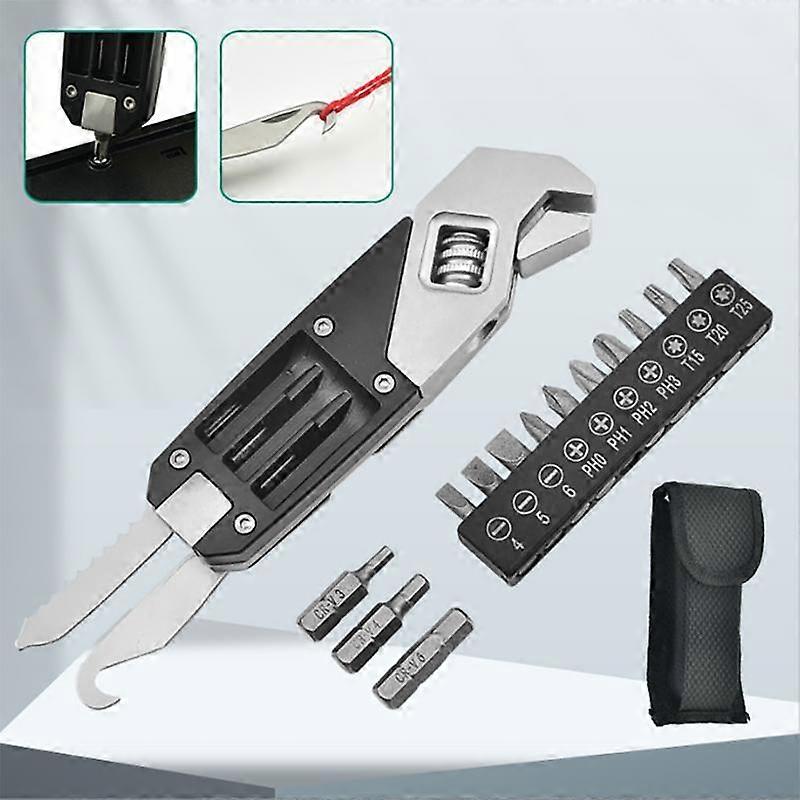 Mini Wrench Pocket Screwdriver Set with High Torque & Low Profile- Micro Right Angle EDC Tool