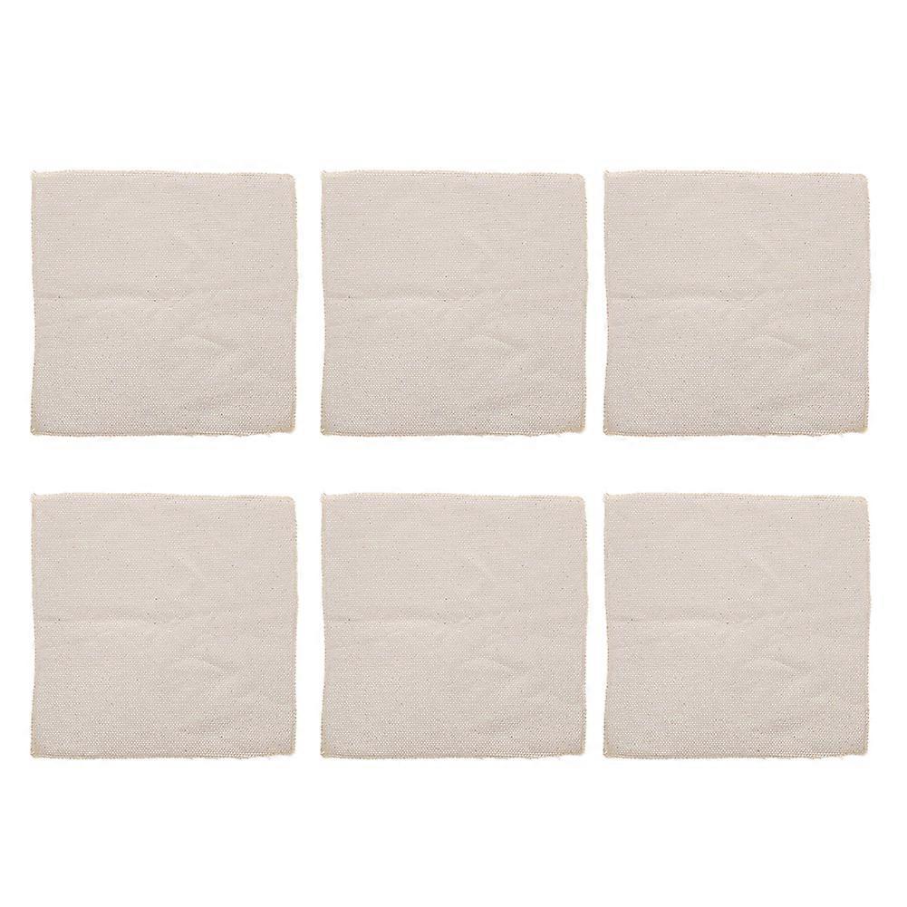 6Db durva gyapjú hímzőszövet Tűnemezelő szövet DIY anyagok Kötés kiegészítők28x28cm