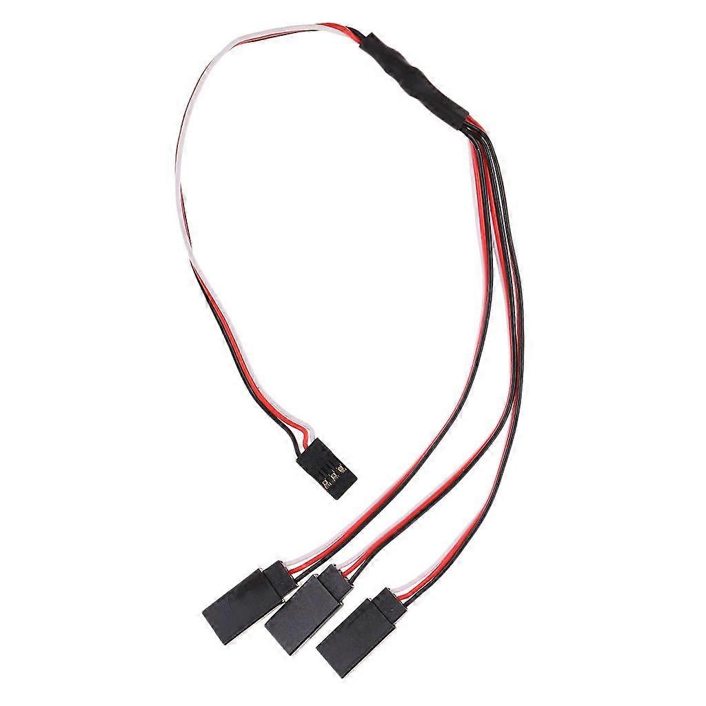 Triple Three-Way Servo Extension Y Cable Wire For Futaba