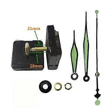 Redkid 10 ensembles pointeurs lumineux Aiguille fluorescente Horloge à quartz Mécanisme de mouvement