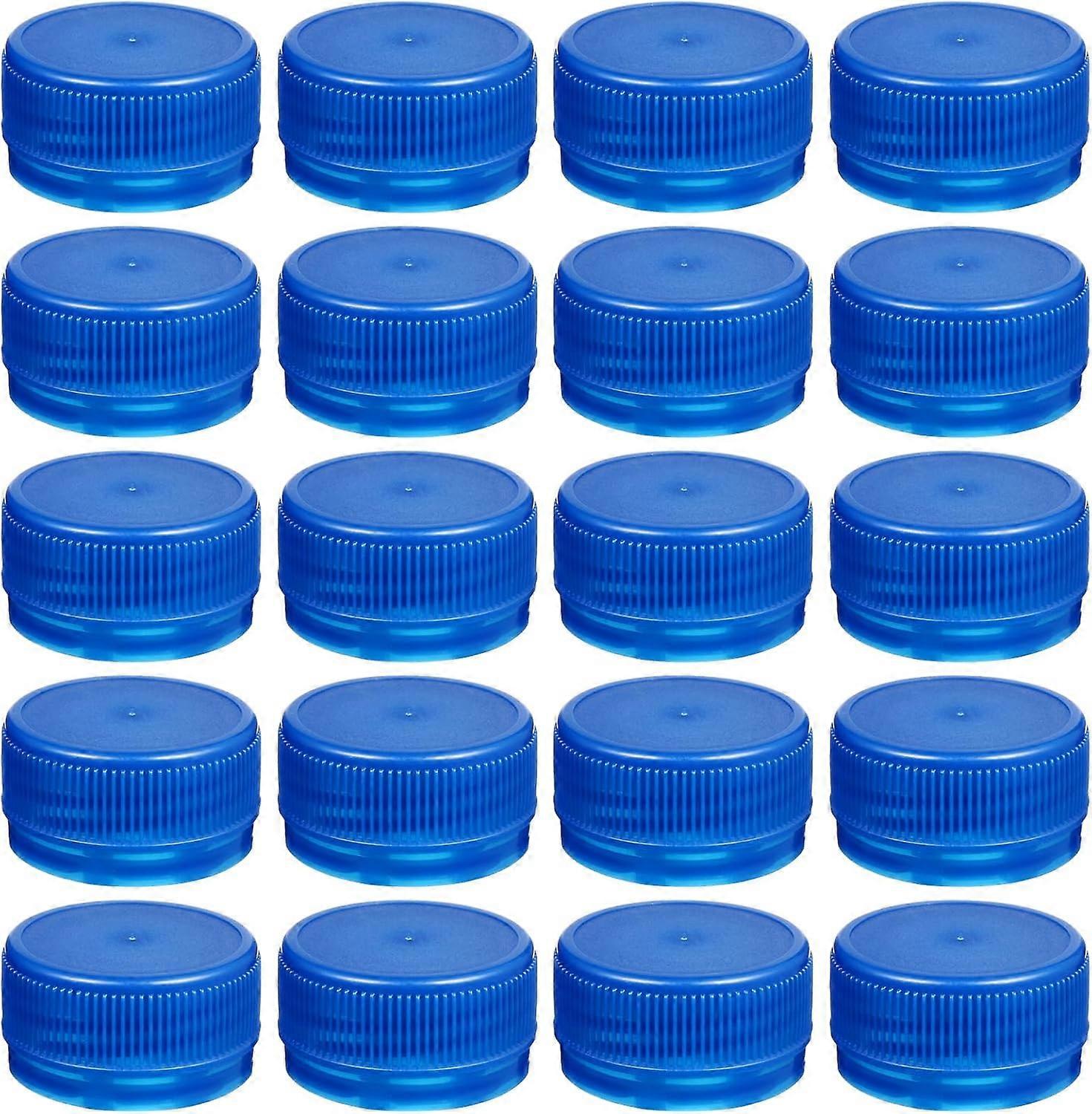 Plastic Bottle Caps, 100pcs 30mm Bottles Lids, Container Lids for DIY Craft Development of Childrens Intelligence