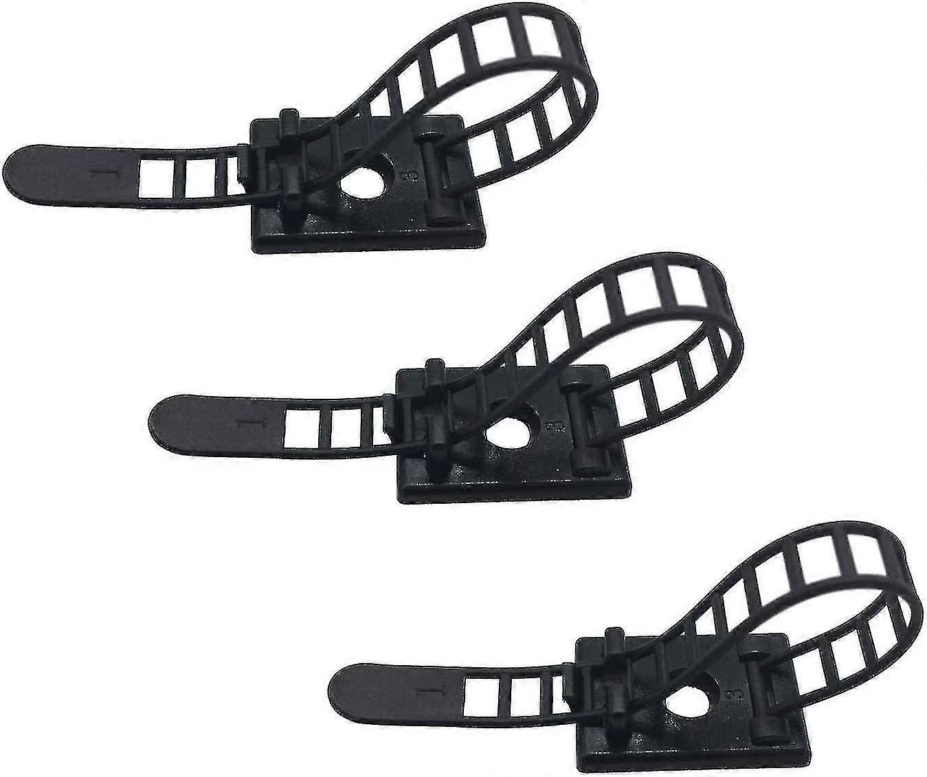 25 Pack Adjable Nylon Cable Ties With Screw Fixing