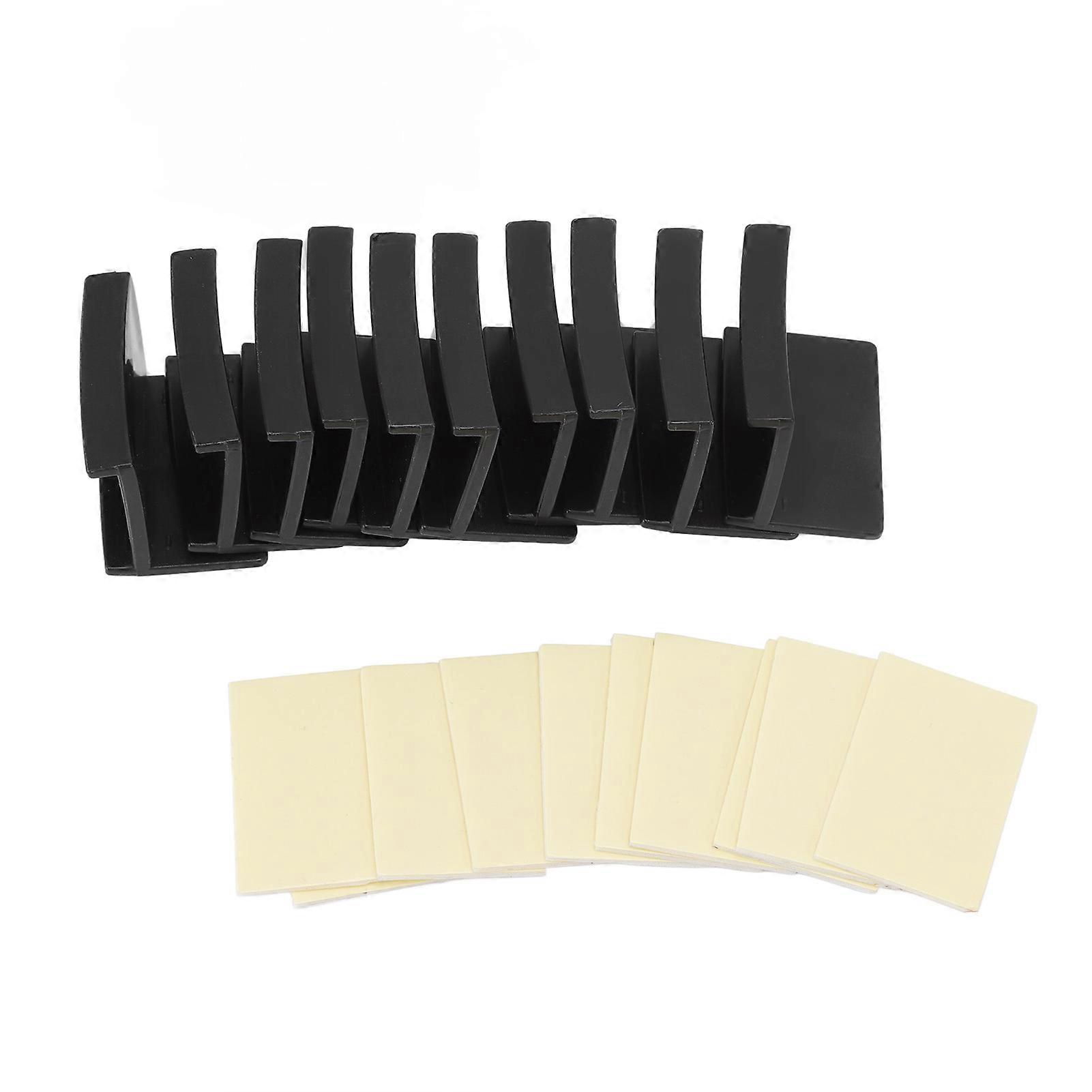 10 kpl hattukoukut modernit minimalistiset häviöttömät vahvat akryyliliimahatturipustimet kodin seinälle