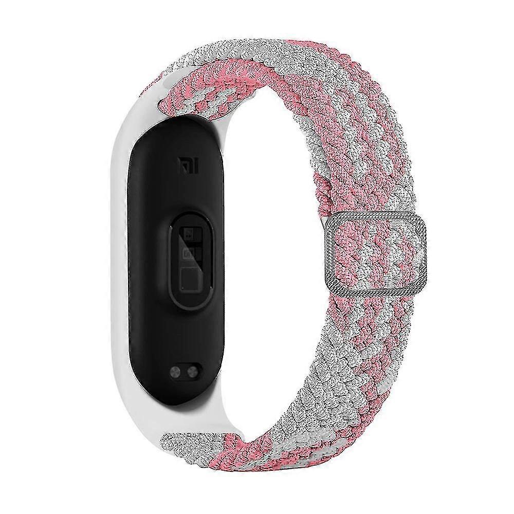 Nylon Braided Watch Band Stretch Loop Strap Replacement With Frame For Xiaomi Mi Watch 3/4/5/6/7/nfc