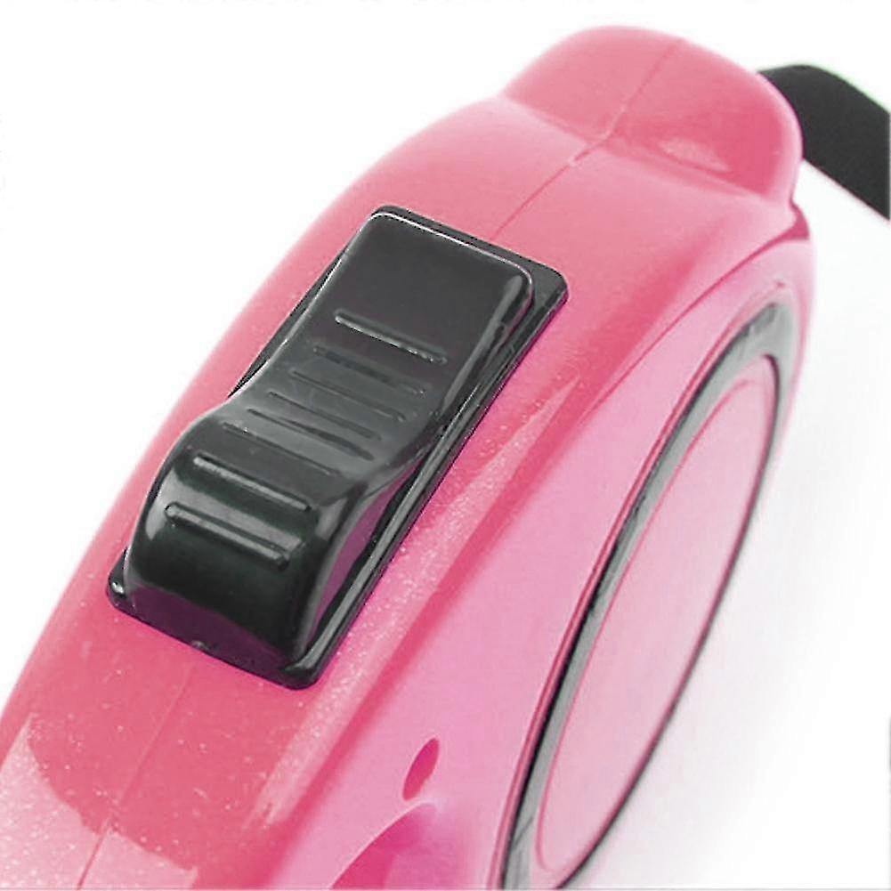 9.8ft Retractable Dog Leash For Small To Medium Dogs Adjustable,pink