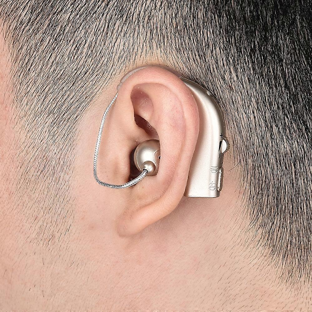 Langes Standby-Hörgerät hinter dem Ohr Klangverstärker Tragbares linkes und rechtes universelles wiederaufladbares Gehörlosengeschenk