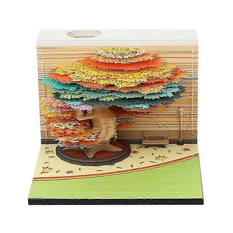 Desk Calendar With Led Lights, 2024 Calendar Memo Pad, Creative Desk Calendar