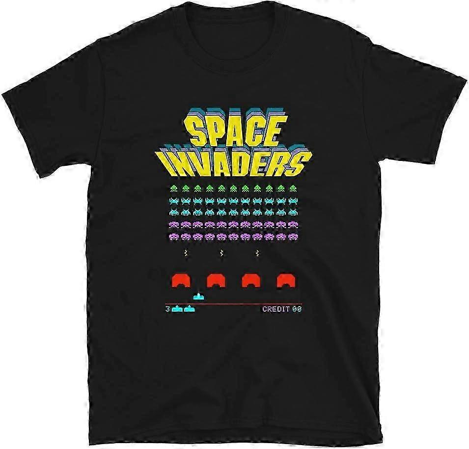 Mod.2 Arcade Space Invaders Video Game Retro Vintage 80s Aliens Console Gaming T-Shirt Retro trendy material