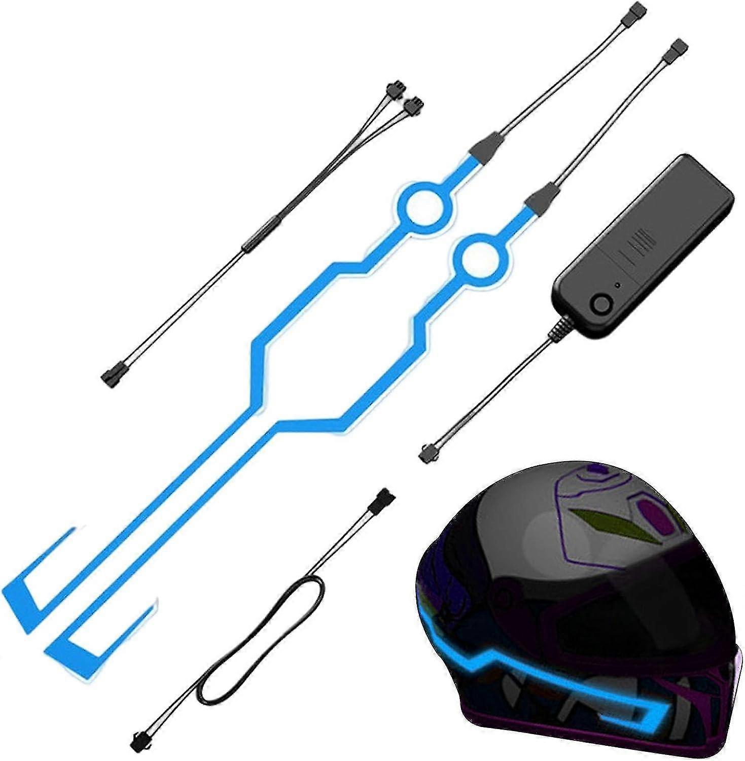 Helmets Strip Lights, Warning Led Motorcycle Light For Night Riding Light Strip Night Riding Light Helmets Light Strip