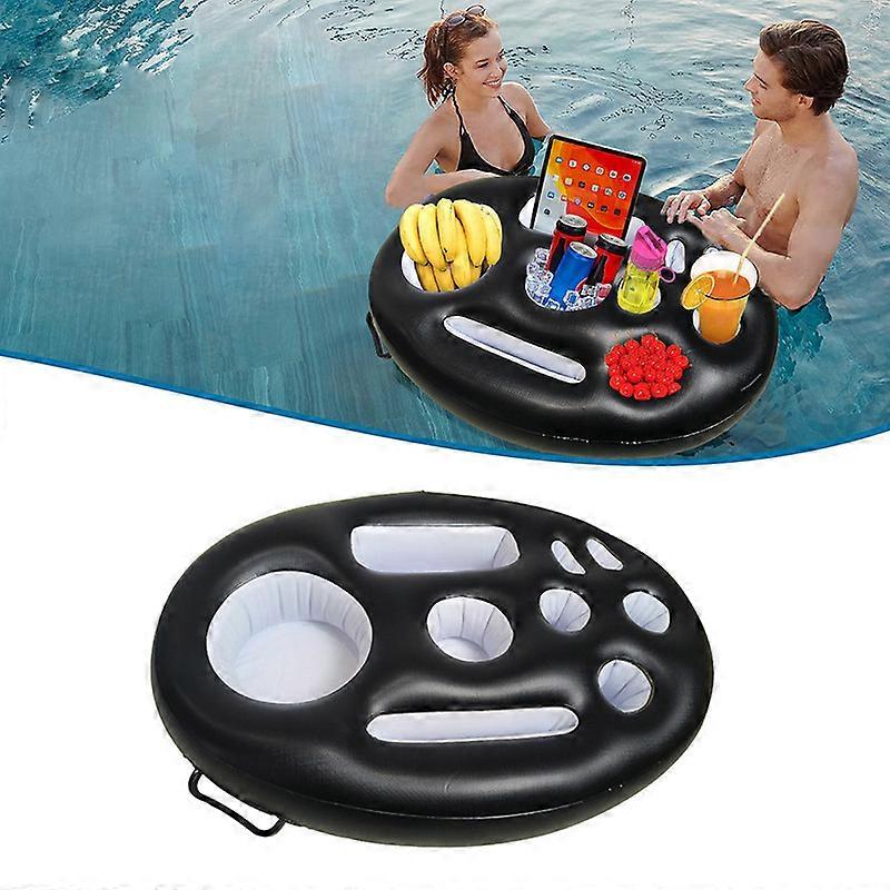 Inflatable Floating Drink Holder Floating Tray for Summer Beach Pool Party