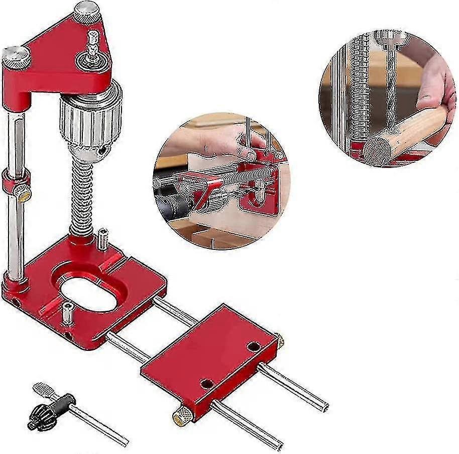 Alloy Steel Drill Jig Guide For Woodworking Drill Locator Drill Press Locator Template Guide Adjustable Drill Guide For Diy Woodworking Tool