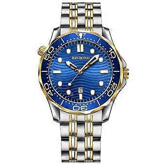 Inter-gold Blue Surface BINBOND B2820 Watches