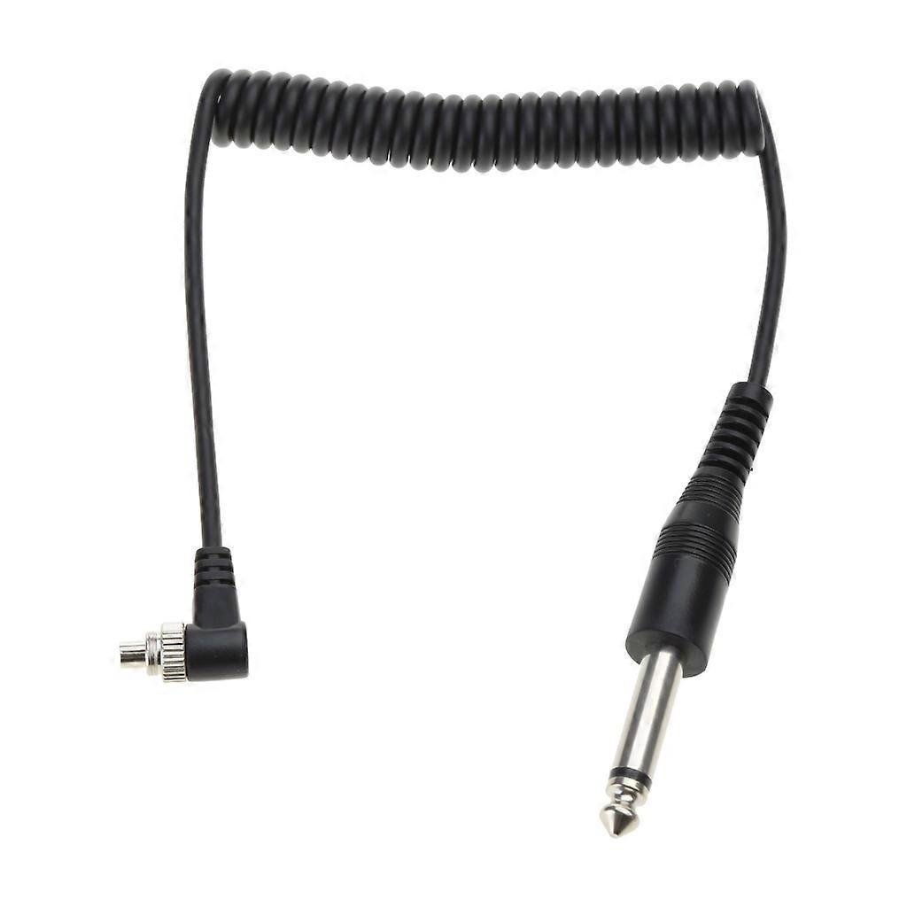 Flash Sync Cable, 2.5mm 3.5mm 6.35mm PC Connector Sync Cord for Camera Flash