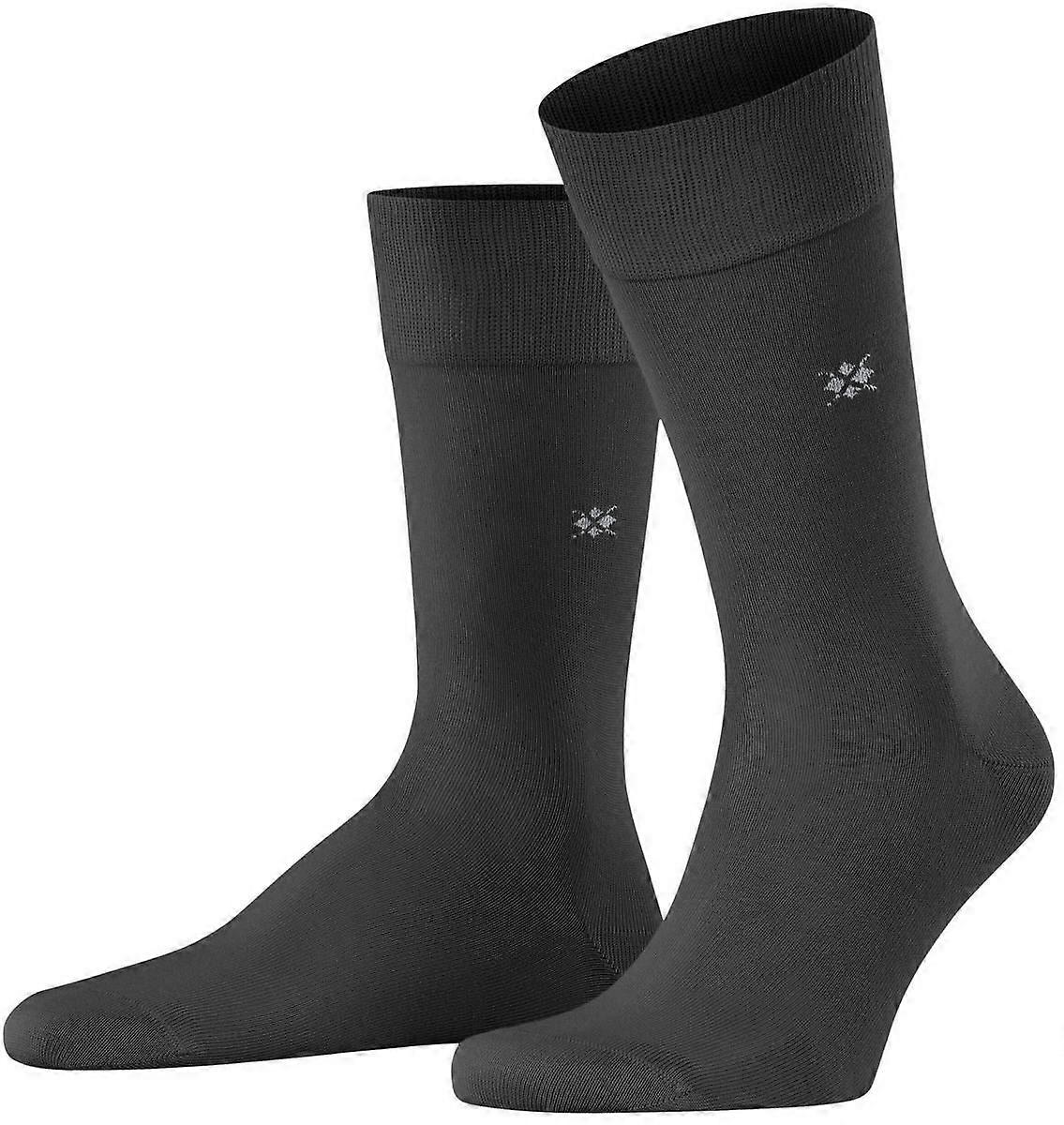 Burlington Dublin Socks - Anthracite Mel Grey