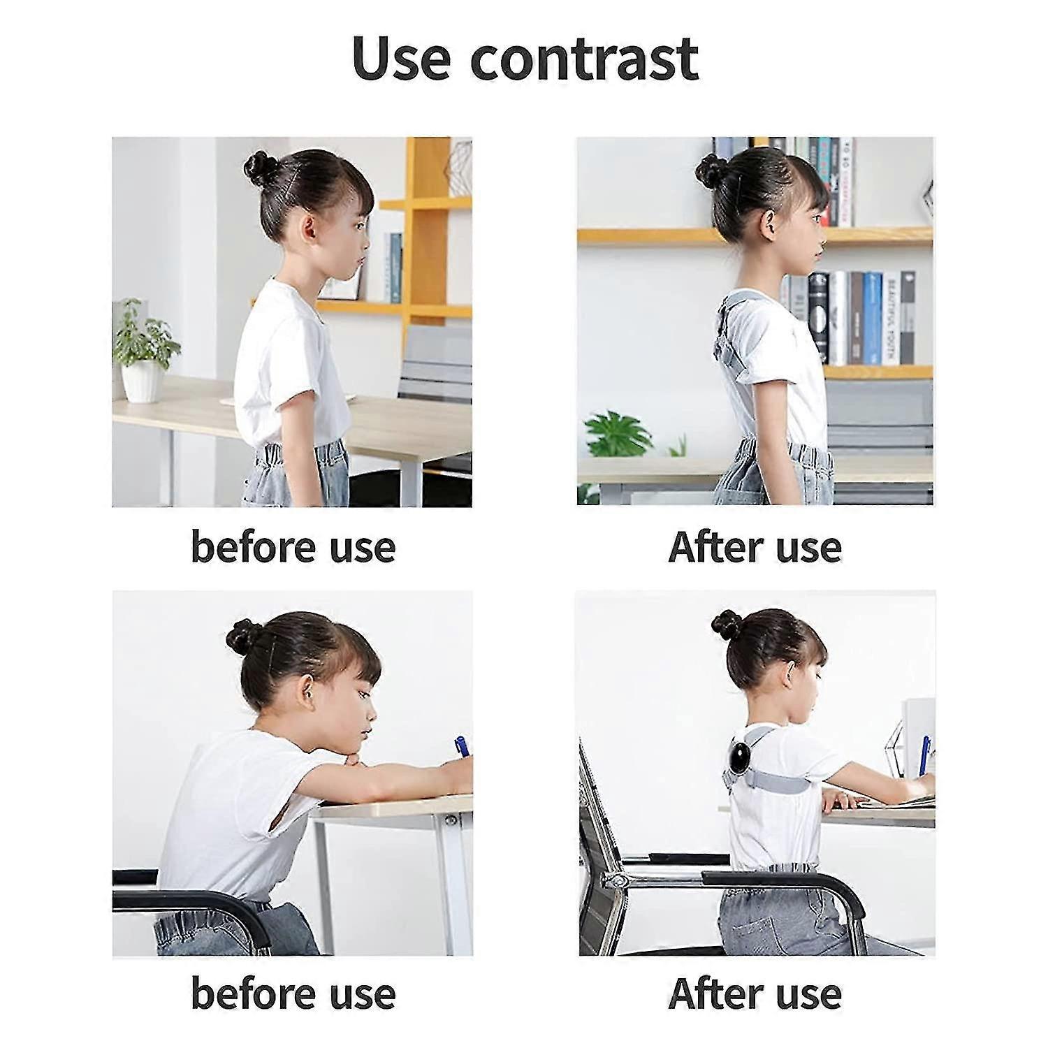 Posture Corrector,inductive Orthotics With Vibration Reminder, Sitting ...