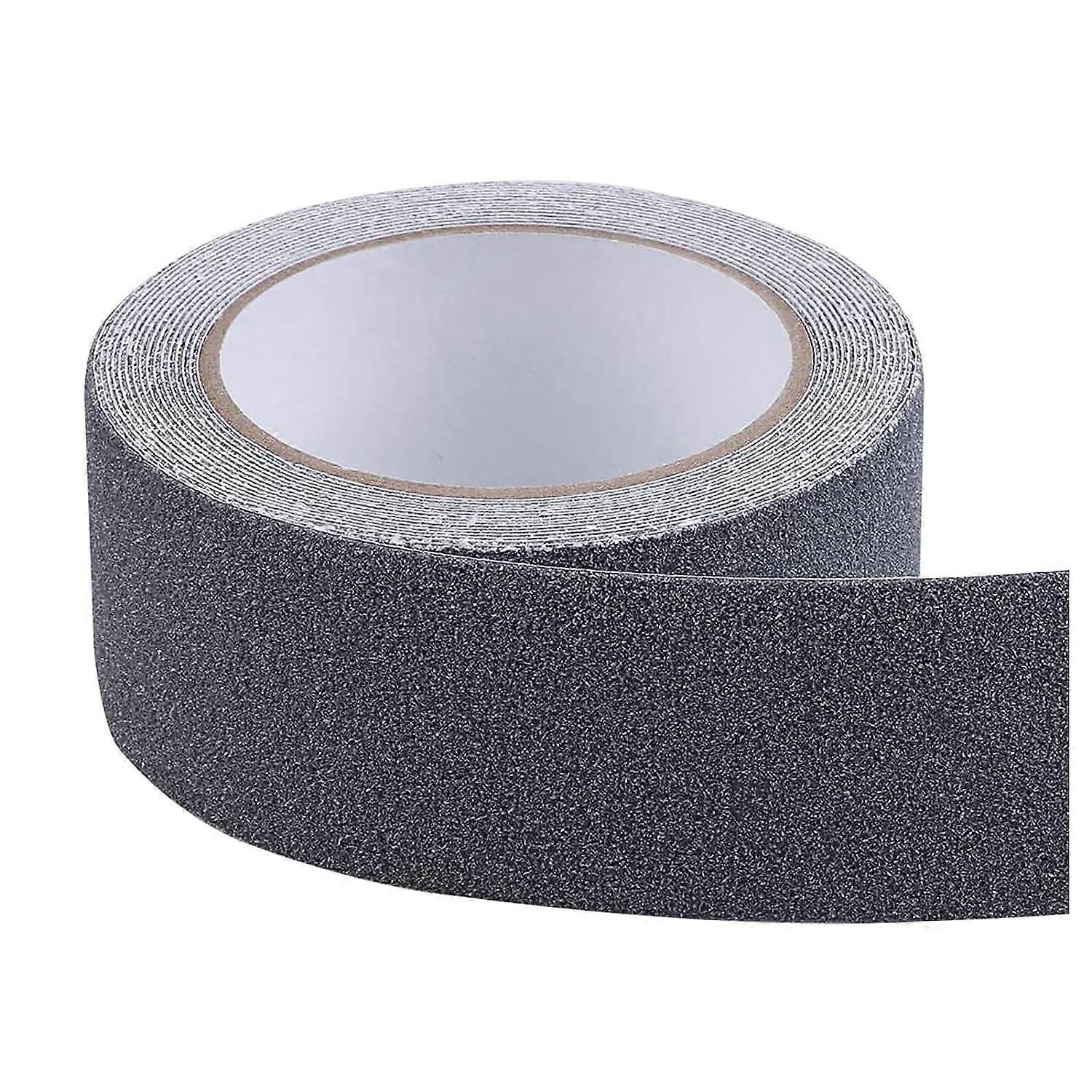 2 Pcs Adhesive Anti-Slip Tape, Strong Adhesive, Self-adhesive Anti-Slip Tape, for Indoor and Outdoor, for Work and Home Safety. Safety Tape, 5 cm x 5 