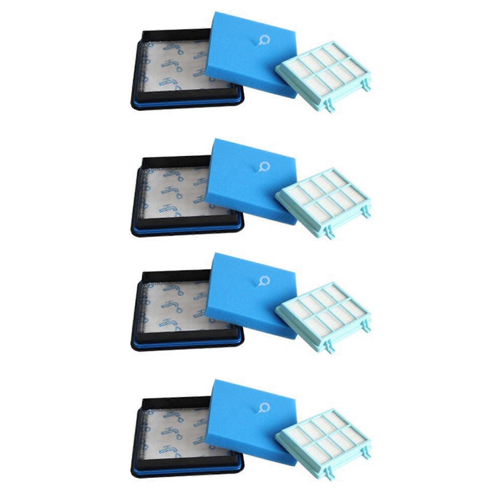 2 Filter Set For Philips Powerpro Compact Fc9331 Fc9332 Fc8010