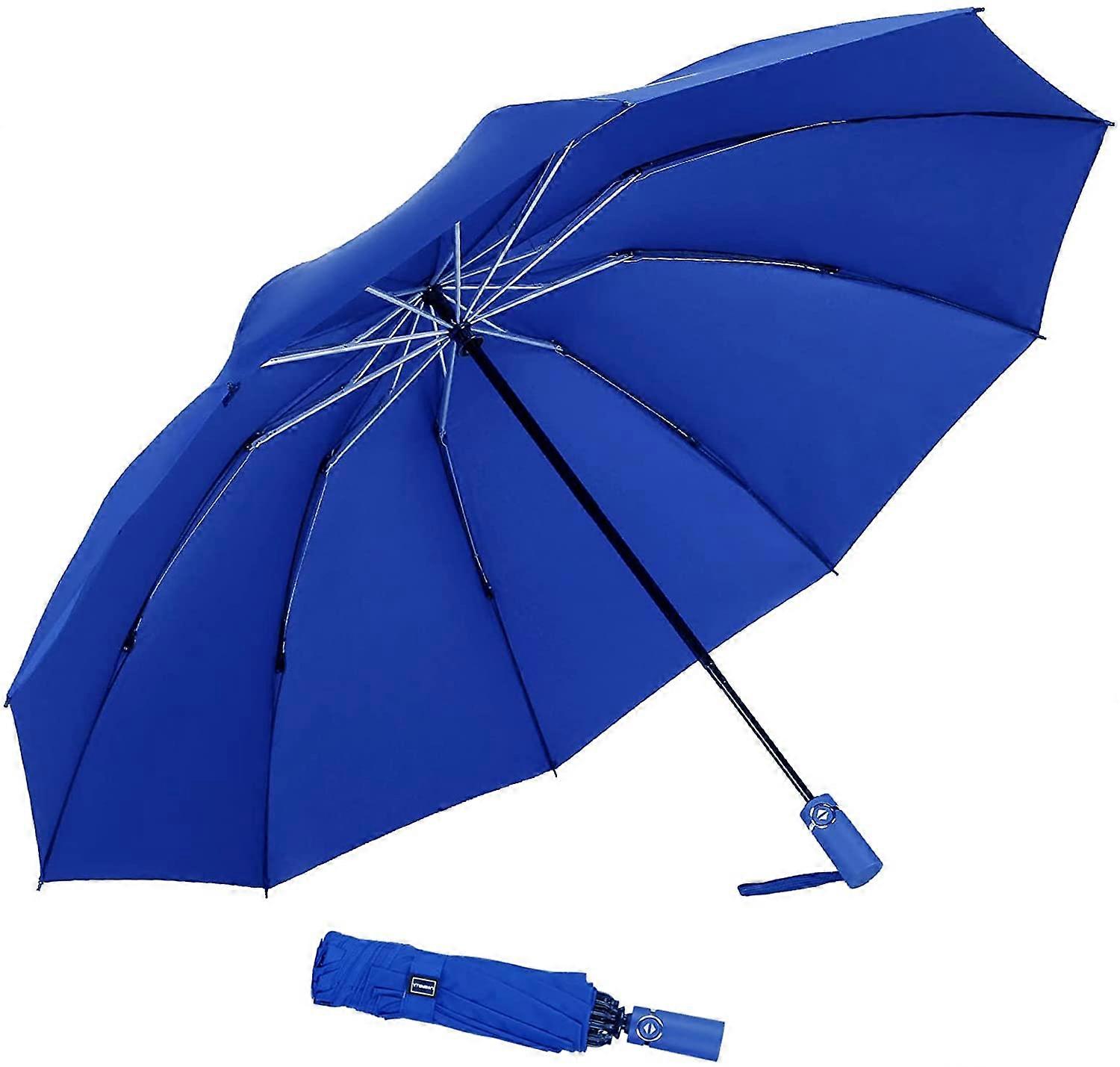 Umbrella Windproof Travel Umbrella Compact Folding Reverse Umbrella