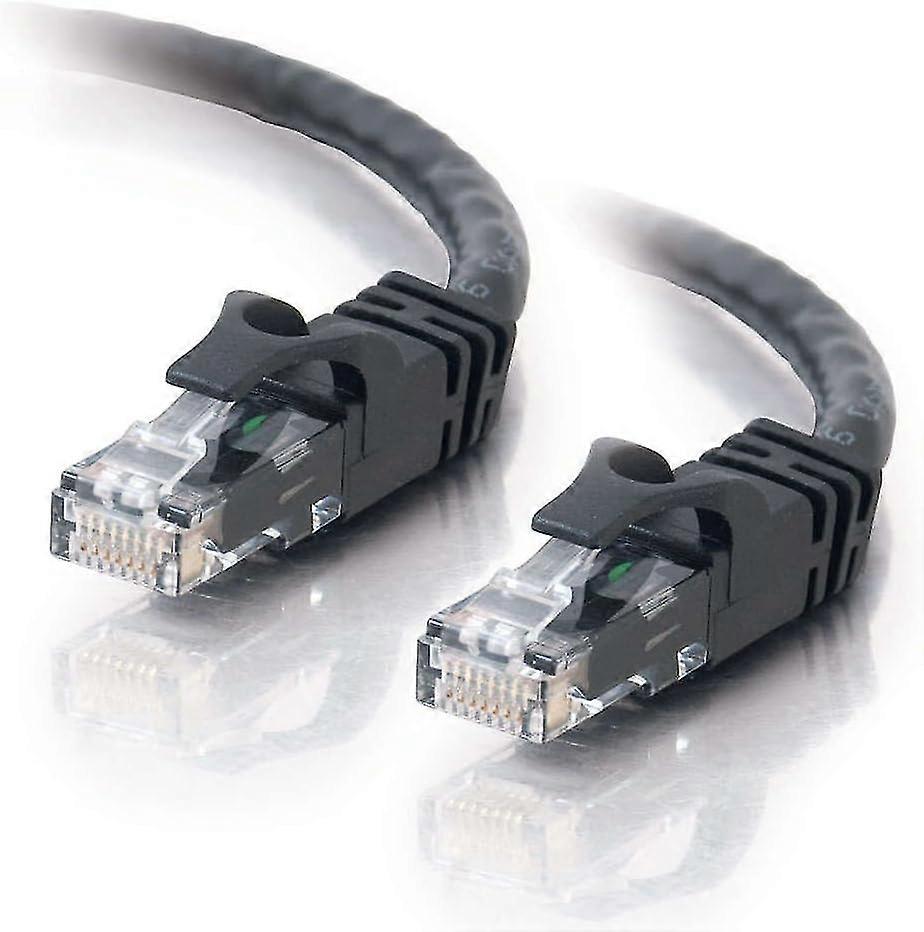 83405 0.5m Cat6 Booted Unshielded (UTP) Network Patch Cable - Black