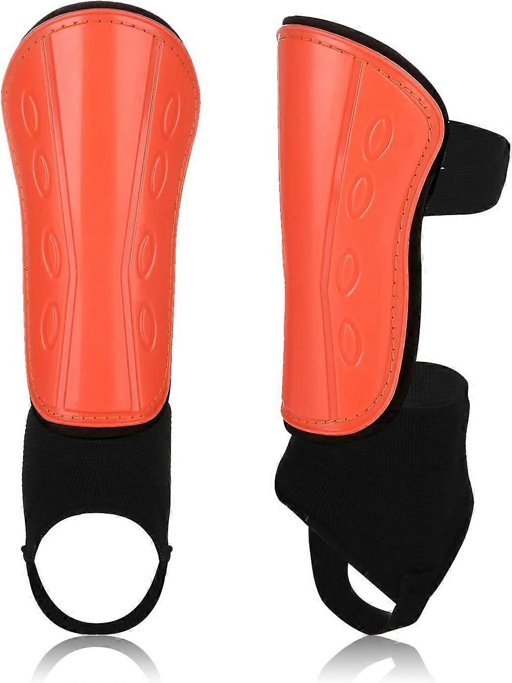 Soccer Shin Guards, Slip and Slide Protective Soccer Gear for Youths and Adults, Padded Shin Protection Equipment with Ankle Support and Adjustable St
