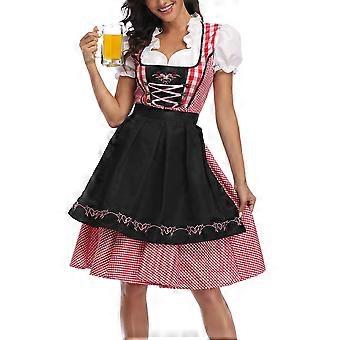 Costume Oktoberfest Femmes Adulte Dirndl Allemand Traditionnel - Main Image