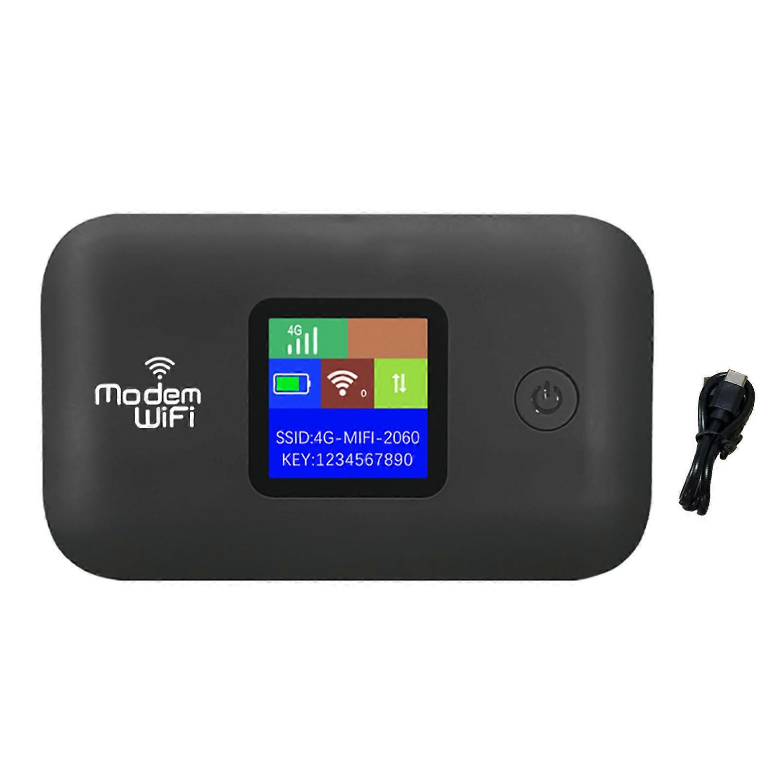 4G LTE Mobile Hotspot for Travel 4G Router with SIM Card Slot 300Mbps Up to 10 Devices for Europe Africa Southeast Asia Northeast Asia Middle East