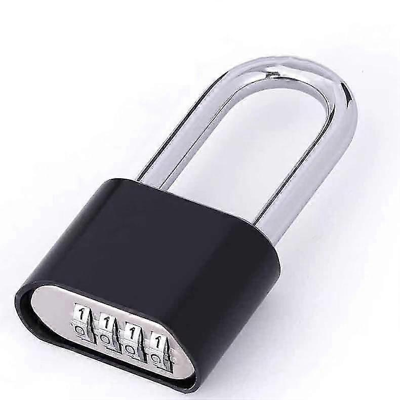 4 Digit Combination Padlock Outdoor Code Padlock Waterproof Combination Lock Zinc Alloy Security Padlock Keyless Code Lock Lock Padlock For Hom
