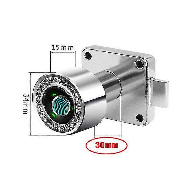 Cabinet Lock Smart Fingerprint Lock 20 Biometric Drawer Locks 30 Fingerprint Rechargeable
