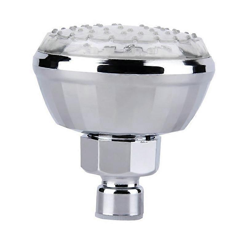 Romantic Automatic 360 Degree Adjustable Multi Color LED Sensor Top Shower Head JIKAIX
