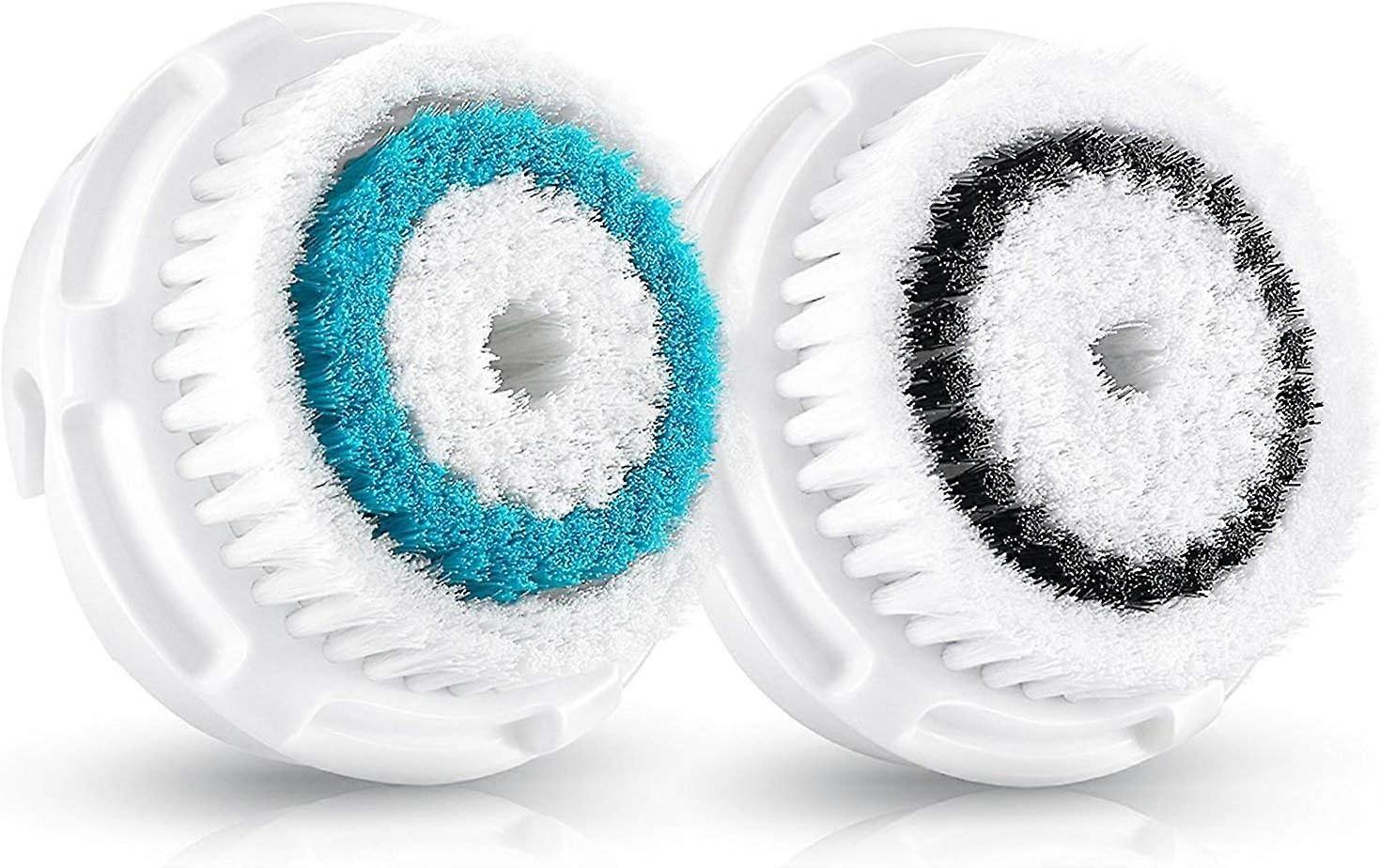 Compatible Replacement Brush Heads for Deep Pore & Sensitive Skin. Designed for Mia, Mia2, Mia3/Aria, Smart Profile, Alpha Fit and Radiance Facial Cl