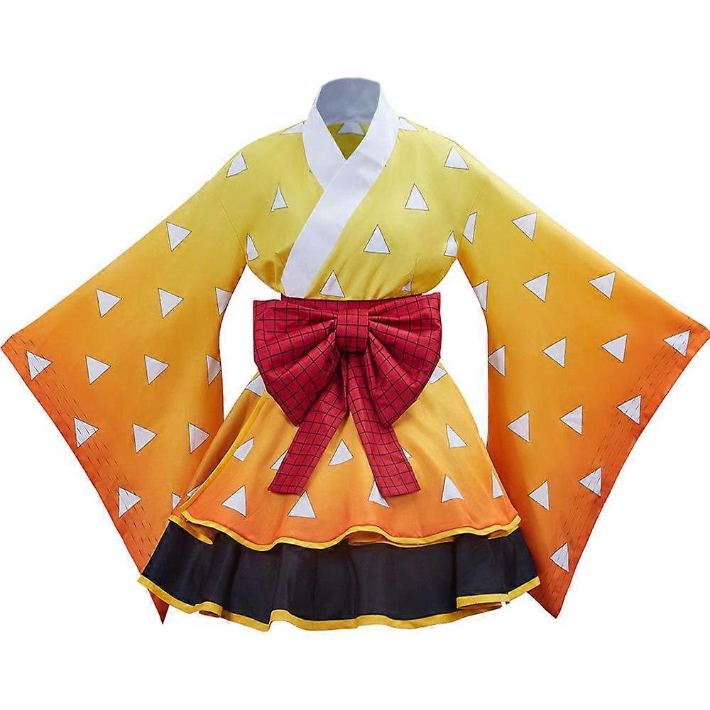 Kamado Nezuko Women Kimono Outfit Party Carnival Halloween Cosplay Costume