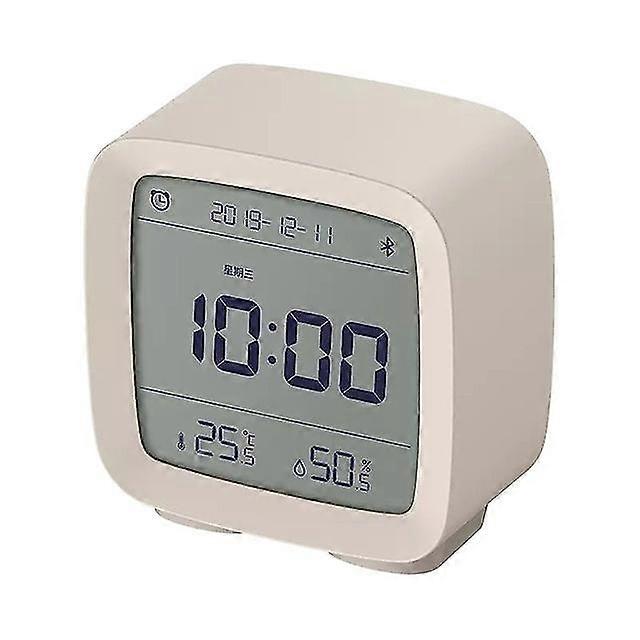 Bluetooth Alarm Clock Temperature Humidity Display Lcd Screen Adjustable Nightlight With Mijia App Smart Home
