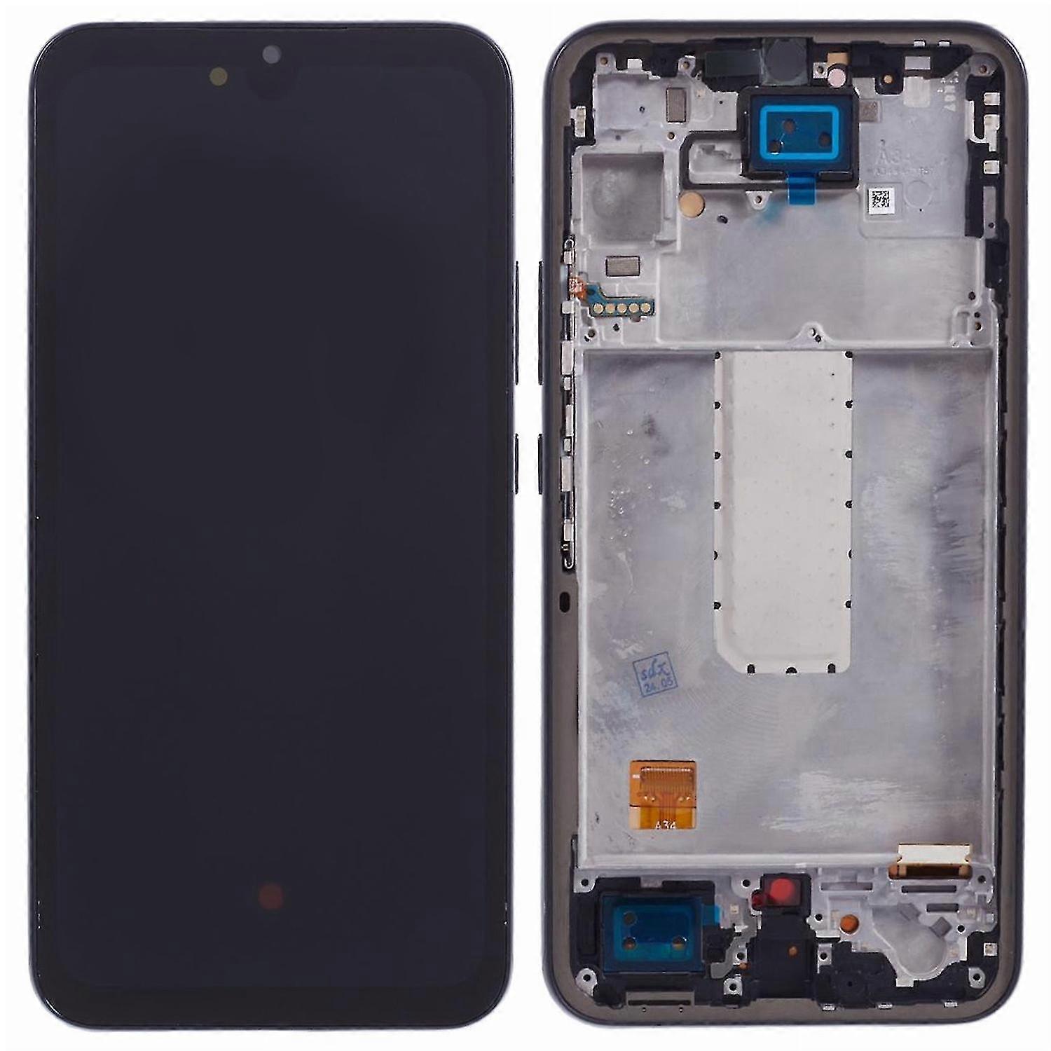 Compatible With Samsung Galaxy A34 5G A346 6.36 inch Grade C OLED Screen and Digitizer Assembly + Frame Replacem