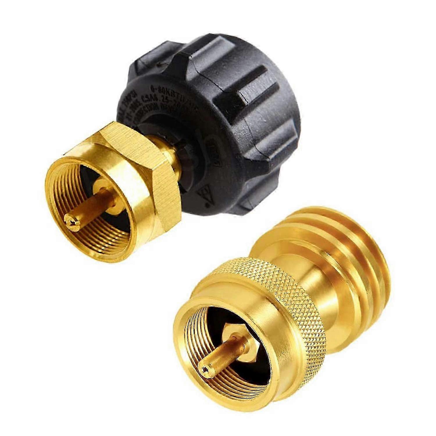 QCC1 Propane Refill Adapter Regulator Valve and Steak Saver Adapter for Throwaway Cylinder Propane s20241212120