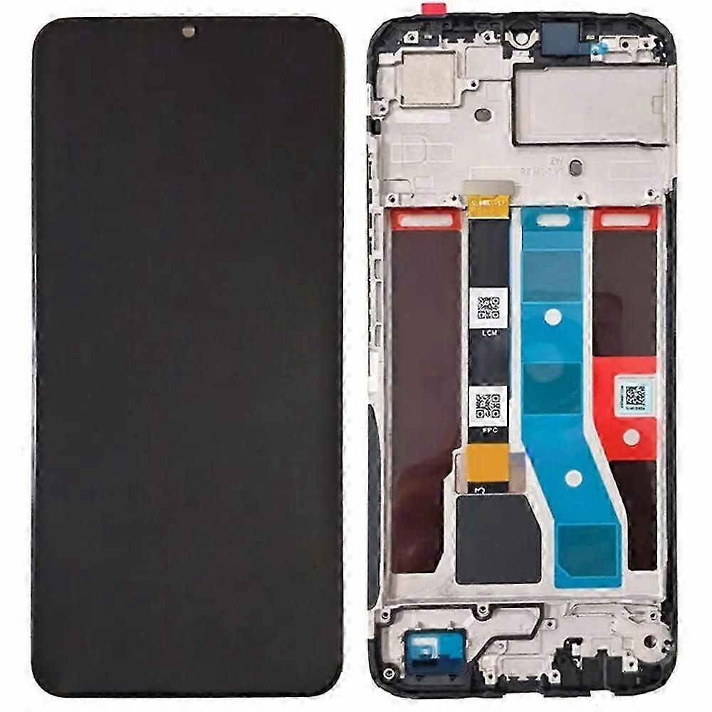 Compatible Realme Note 50 4G Grade S LCD Screen and Digitizer Assembly + Frame Part (Without Logo)