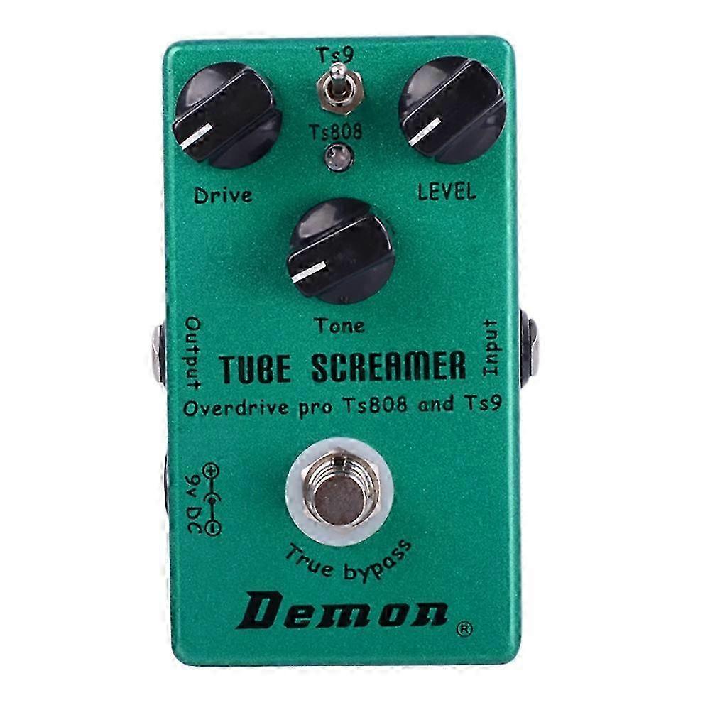 Gitarr Effekt Pedal 2 i 1 Overdrive Gitarr Pedal True Bypass Gitarr Tillbehör