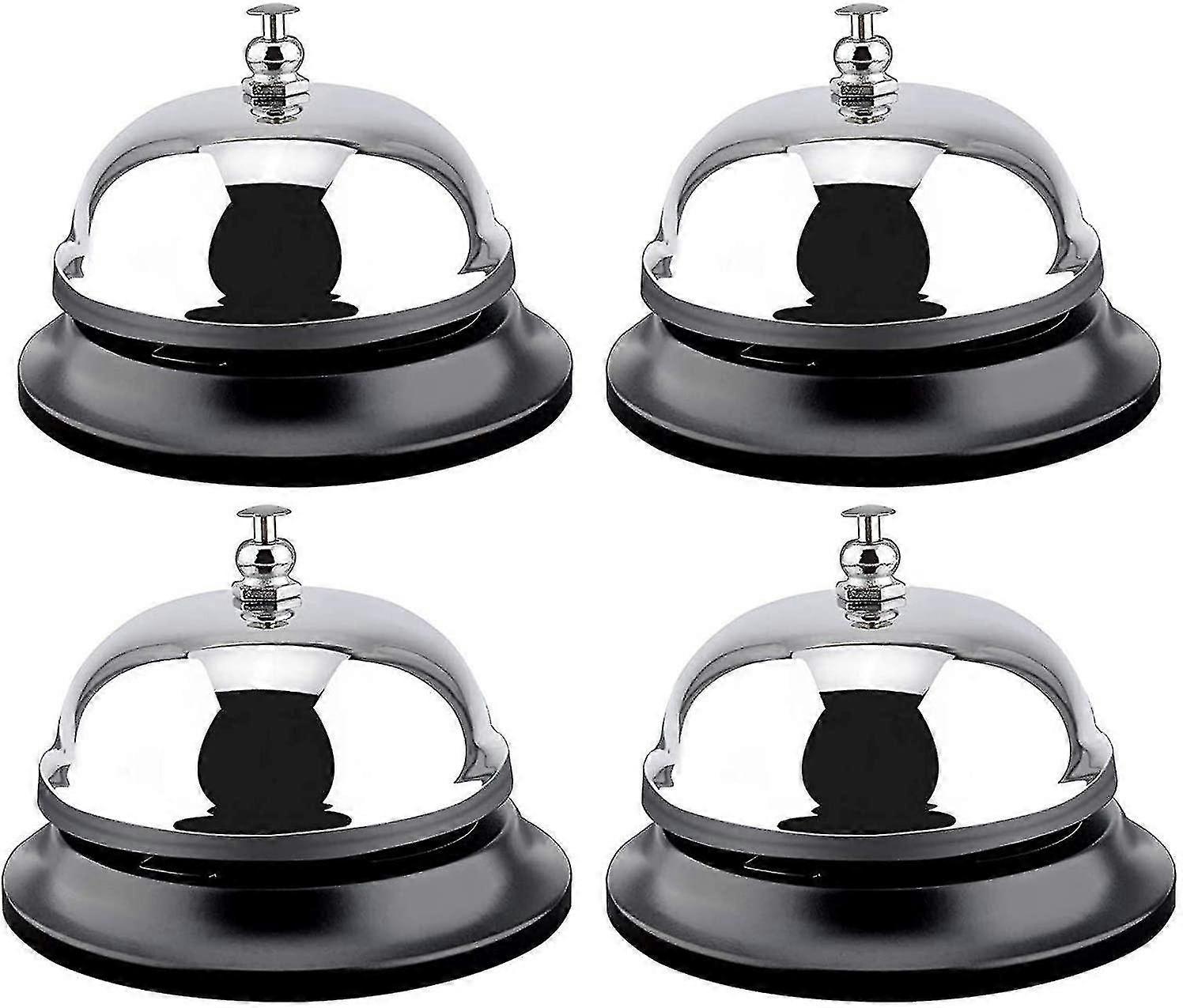 3.38 Inch Diameter, Desk Bell Service Bell Forwarehouses(silver)