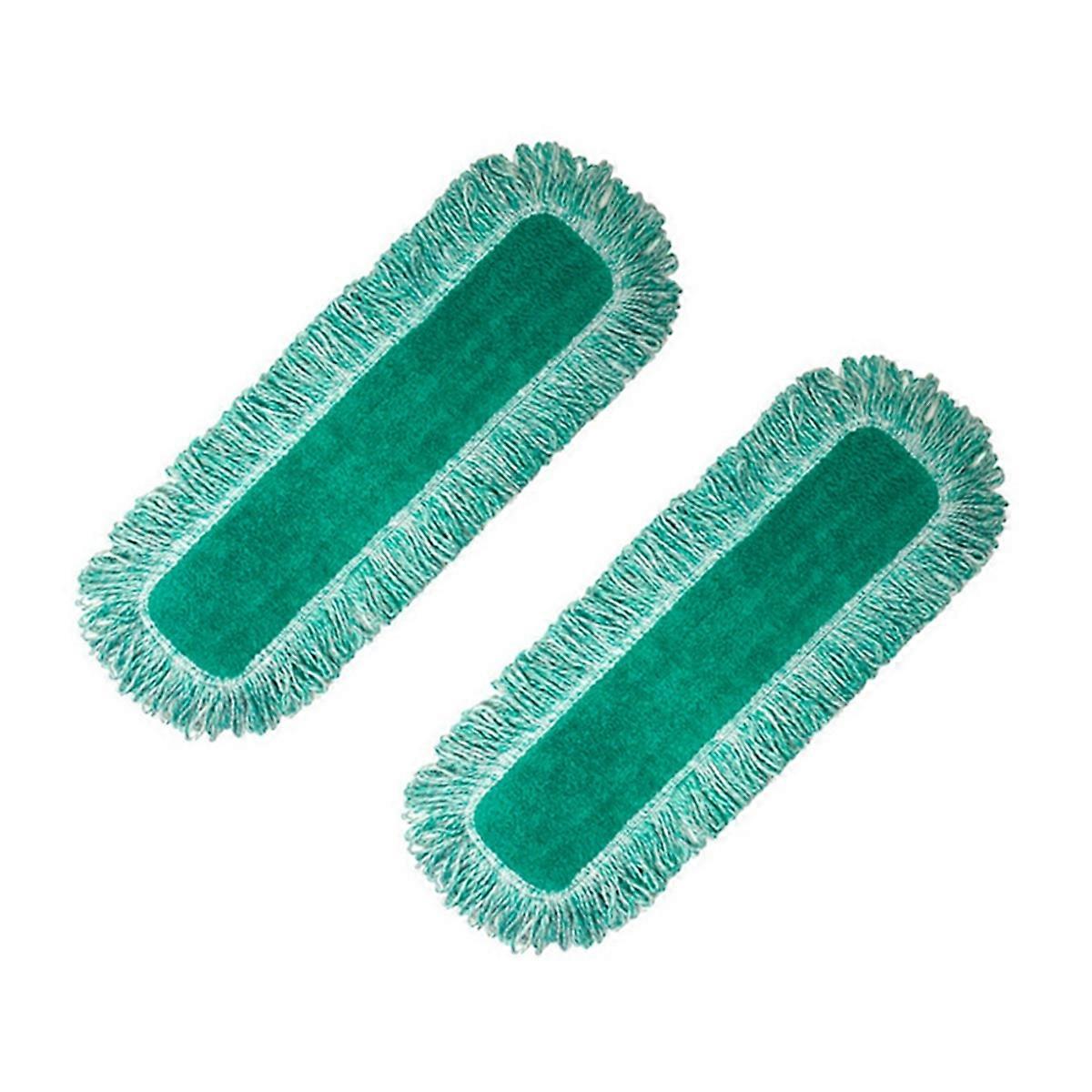 Compatible avec les tampons de nettoyage à fibres ultrafines, recharges réutilisables pour balai sec et humide - 2 pièces