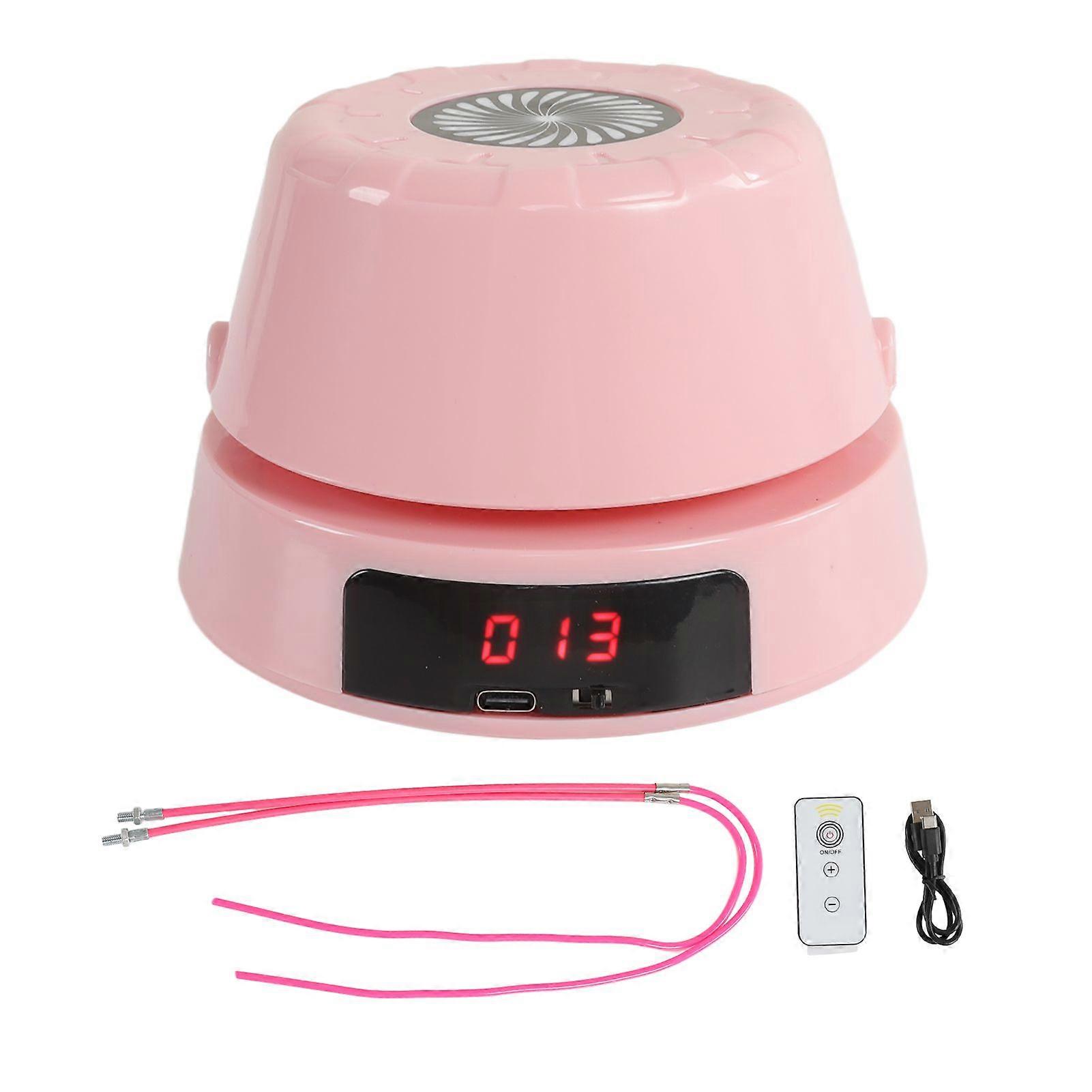 Smart Jump Machine Safety Automatic Intelligent Count Electric Skipping Machine for Children Pink