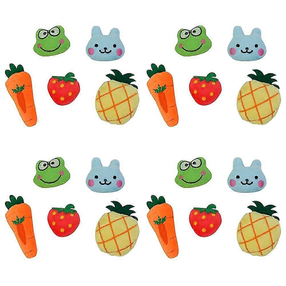 20 Pieces Catnip Toys For IndoorPlush Cute Kitten Catnip ToysPillow Toys Kitten Entertaining Toys