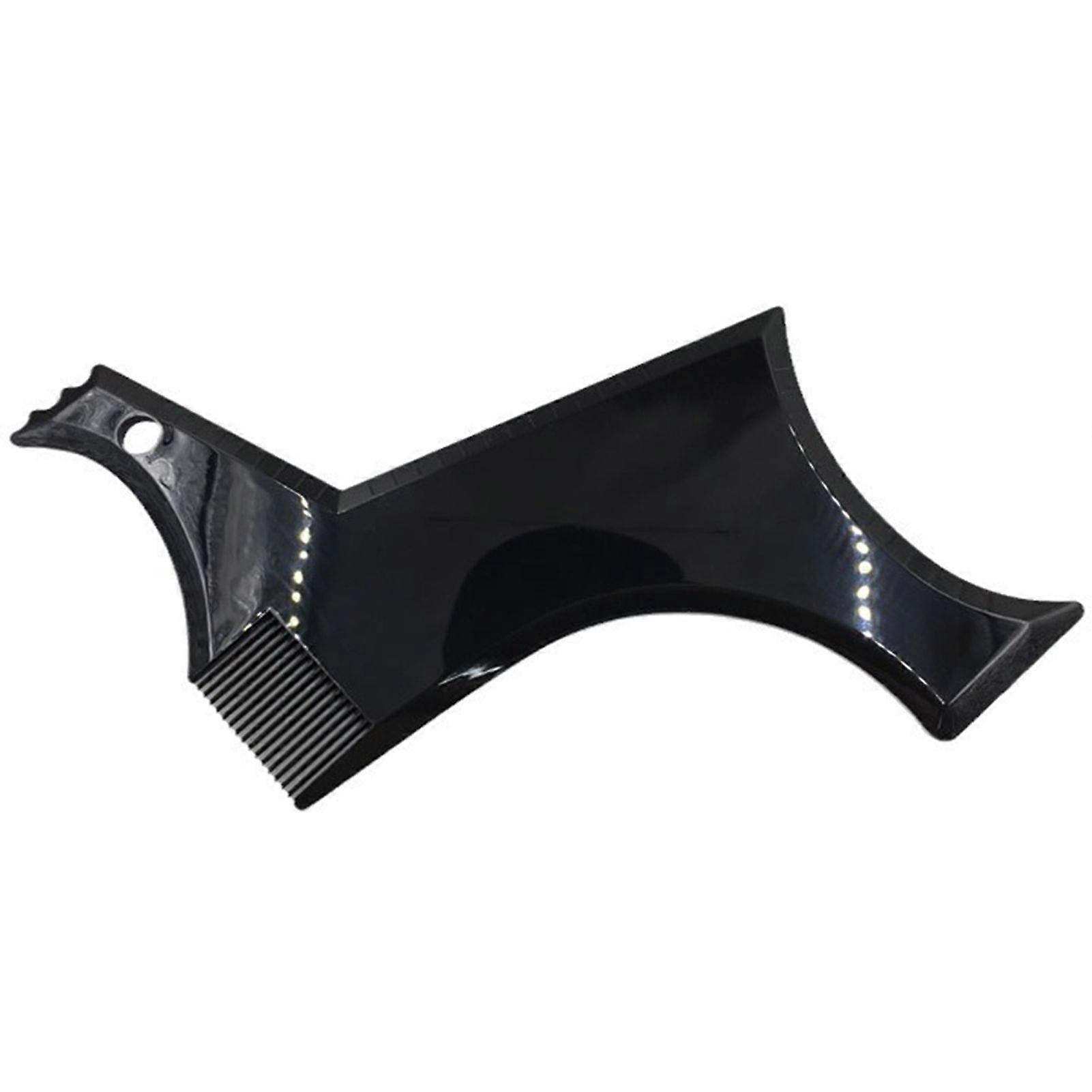 Men's Beard Shaping Tool with Built-In Comb - Beard Styling Template for Goatee, Mustache, Sideburns, Jaw & Neck Lines