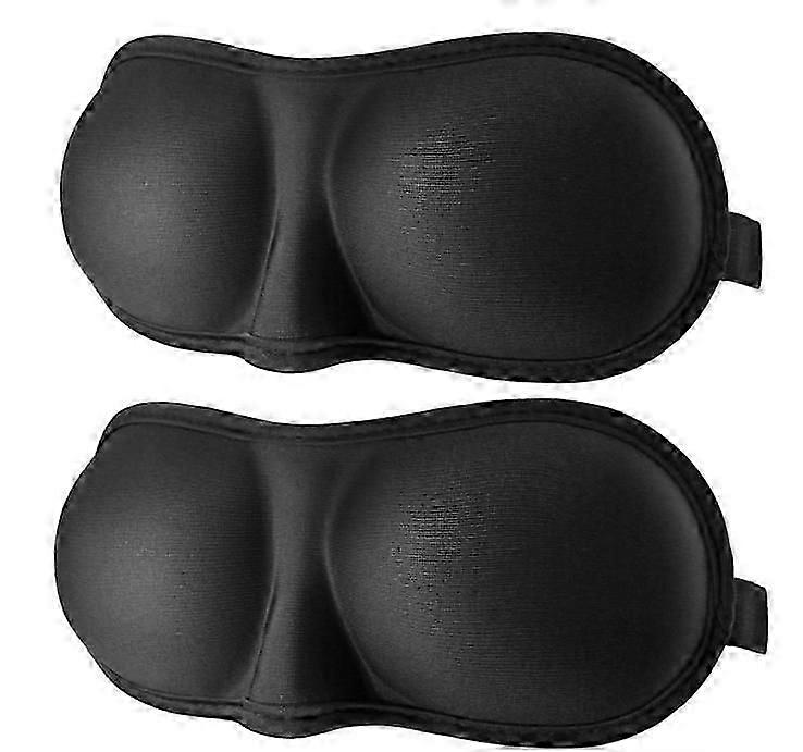 3D Contoured Sleep Eye Mask for Men & Women, Soft Blindfold for Better Rest