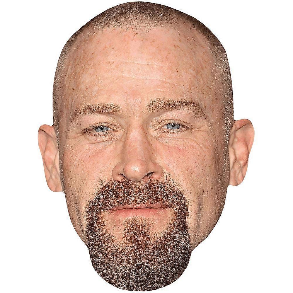 Max Martini (Goatee) Celebrity Mask, Flat Card Face