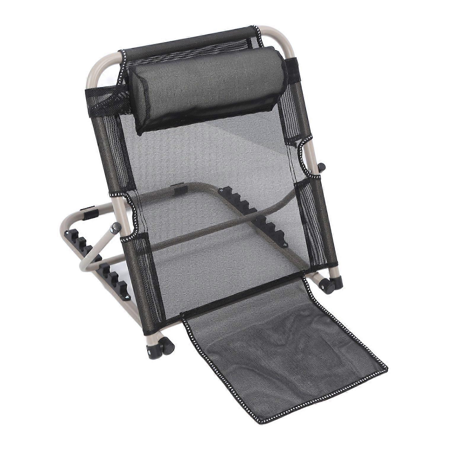 Adjustable 6-Gear Foldable Bed Backrest for Sit-Ups