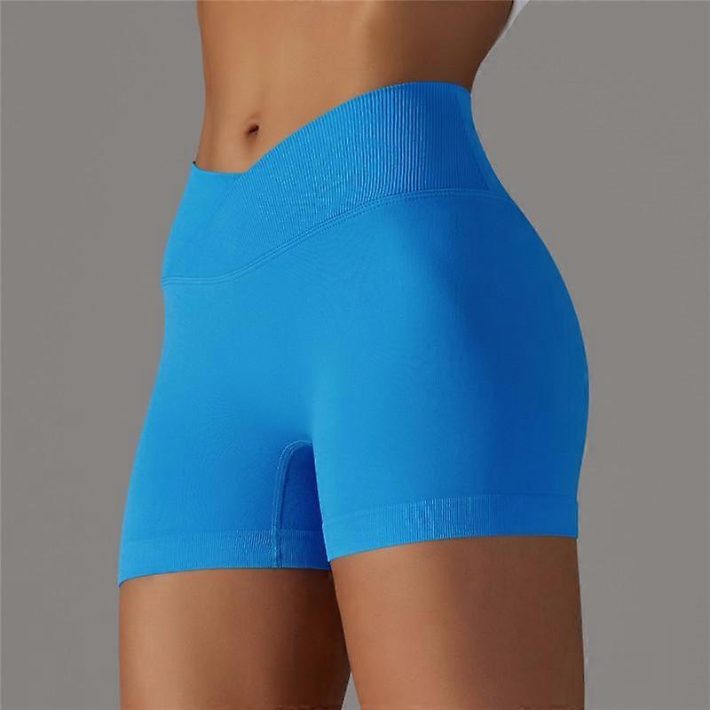 Auroth Seamless Workout Shorts Woman Hip Lifting Sports Shorts Elastic Running Fitness Short Pants