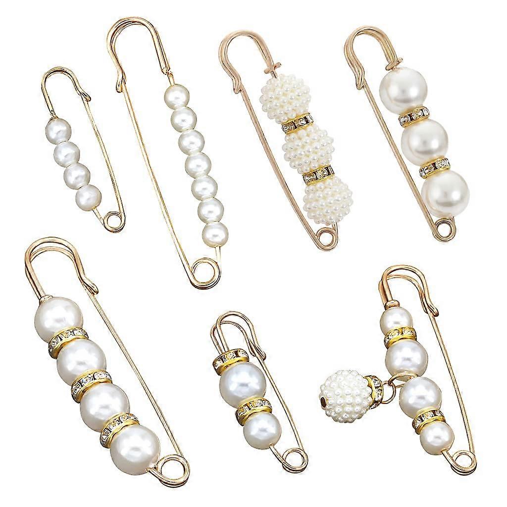 7 Piece Brooch Set Decorative Clothing Accessories