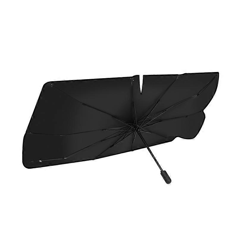 57"x32" Foldable Car Windshield Umbrella Sunshade, UV Protection, Compact Design, Fits Most Vehicles