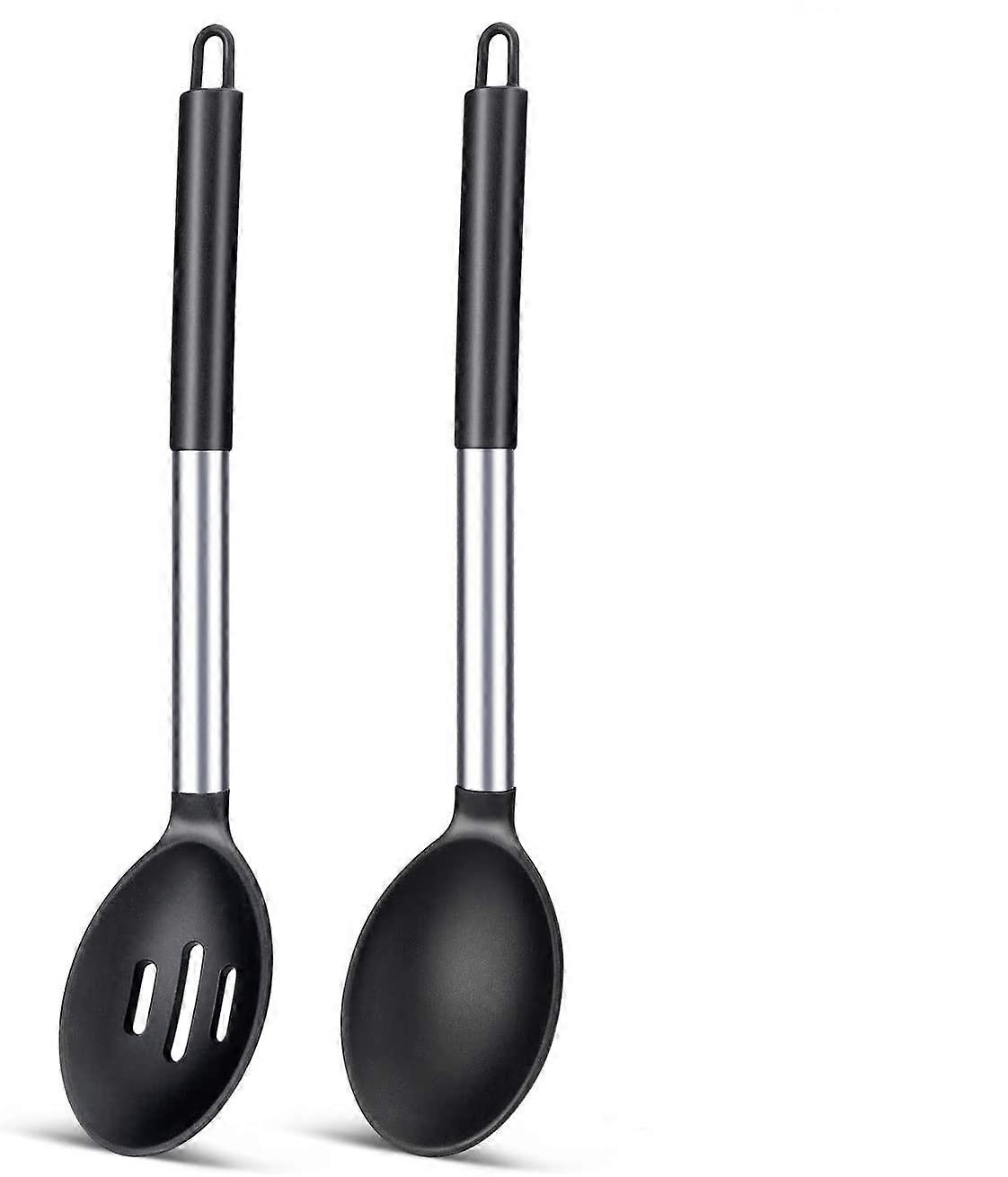 Silicone Kitchen Spoons Set