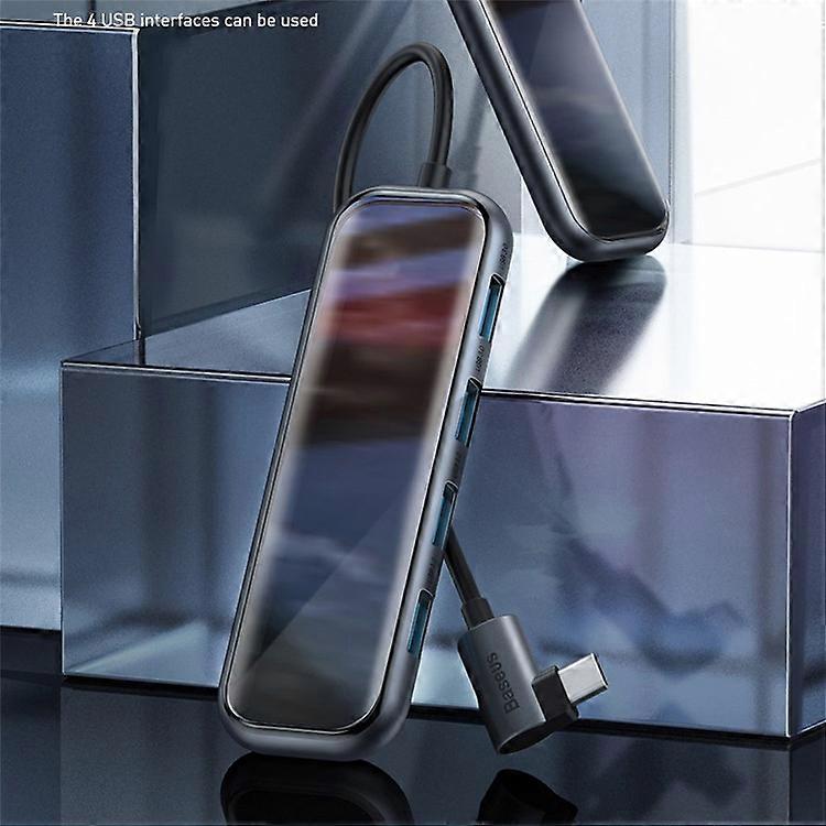 BASEUS Multi-function HUB Type-C to USB3.0*4+PD for Mobile Phone and Computer
